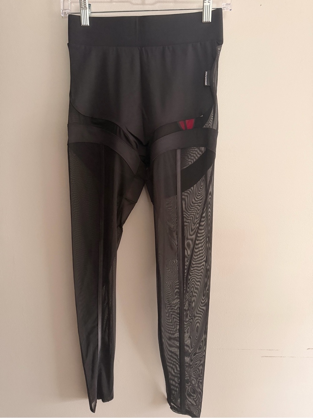 Bona Fide Black Mesh Leggings Size M - Picture 3 of 9